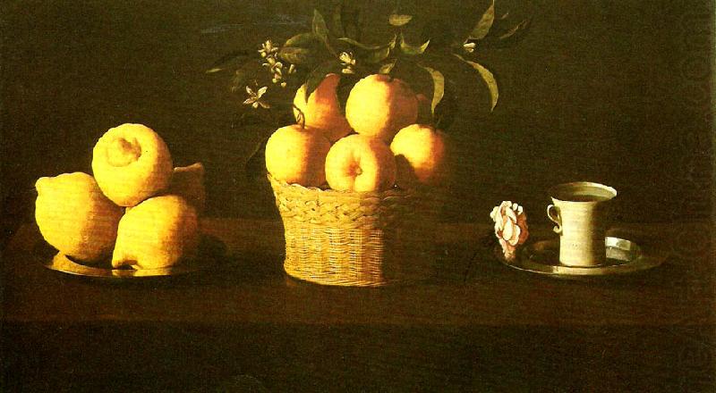 still life, Francisco de Zurbaran